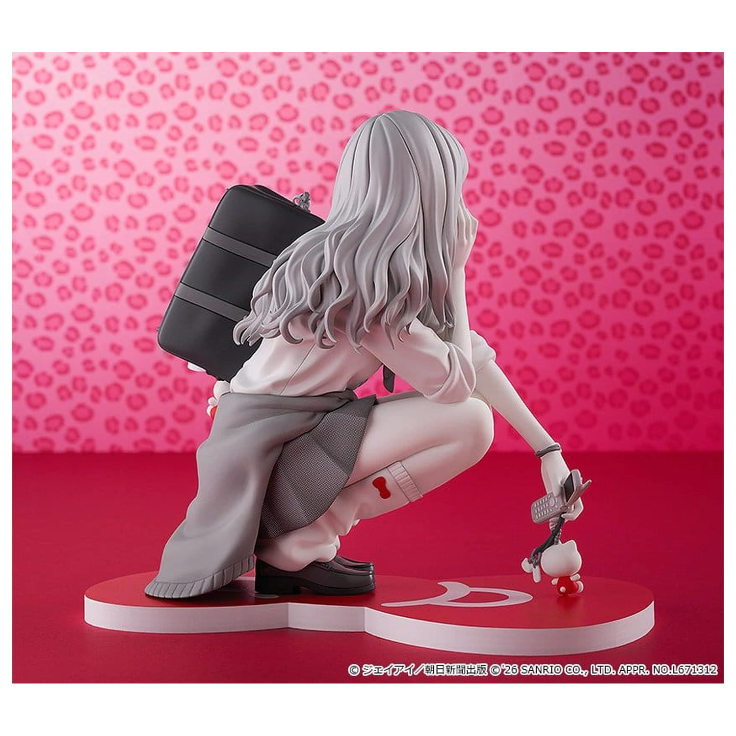 Junji Ito PVC Figure Gyaru Tomie x Hello Kitty 14 cm product photo