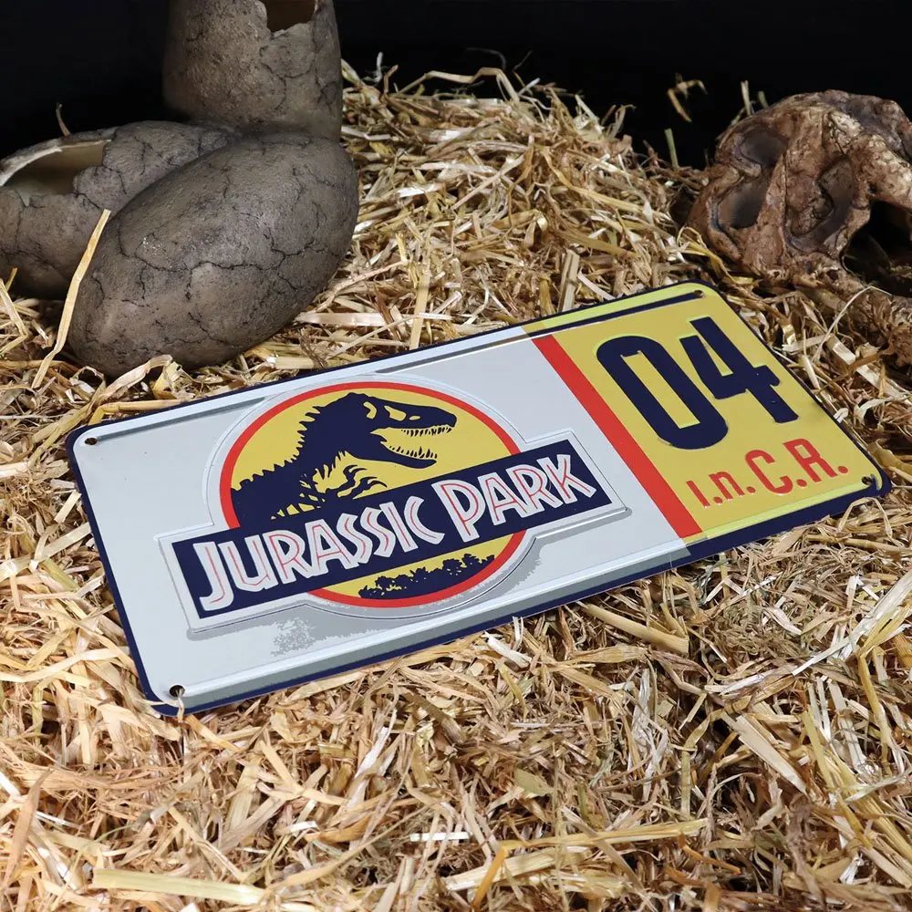 Jurassic Park Replica 1/1 Dennis Nedry License Plate product photo