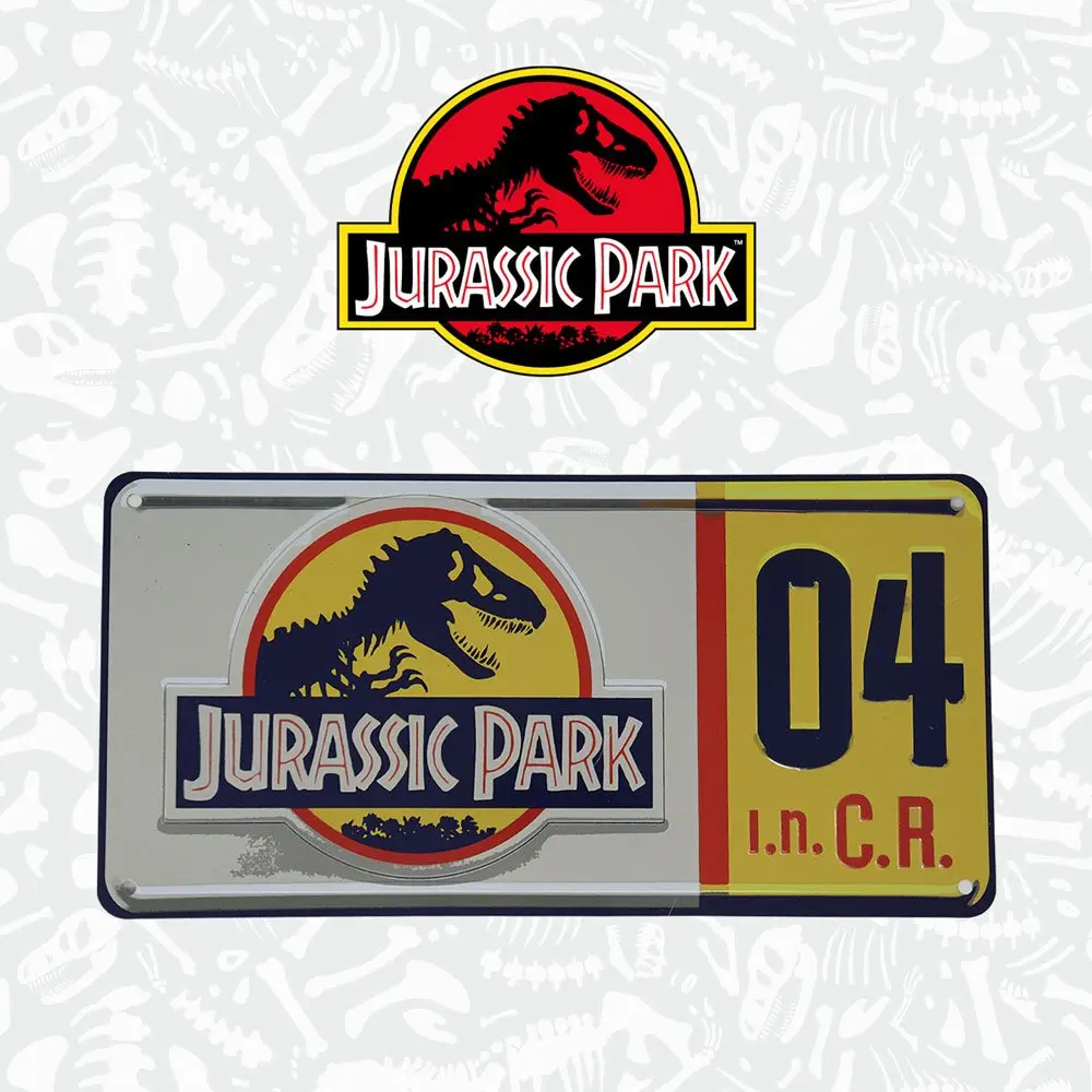 Jurassic Park Replica 1/1 Dennis Nedry License Plate product photo