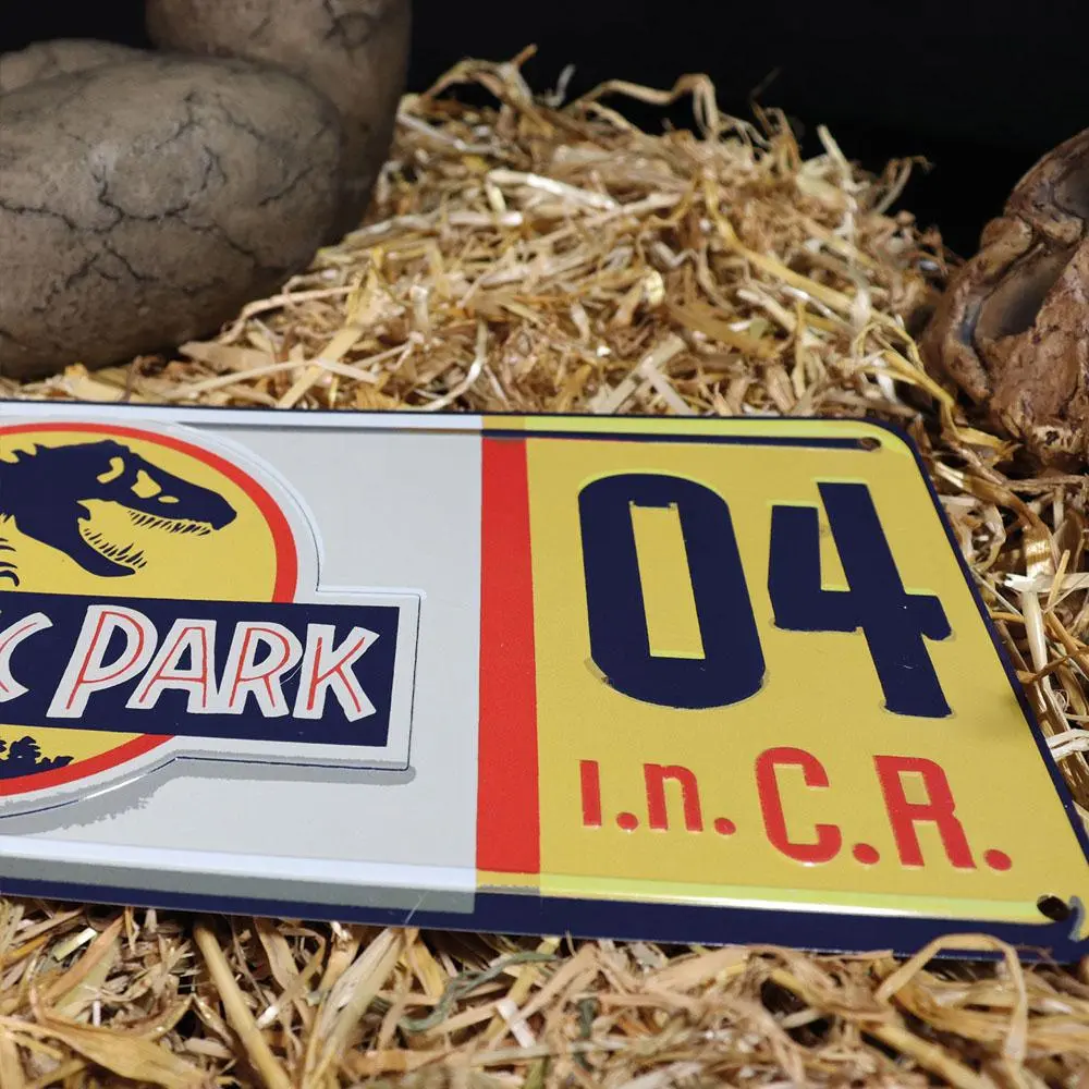 Jurassic Park Replica 1/1 Dennis Nedry License Plate termékfotó