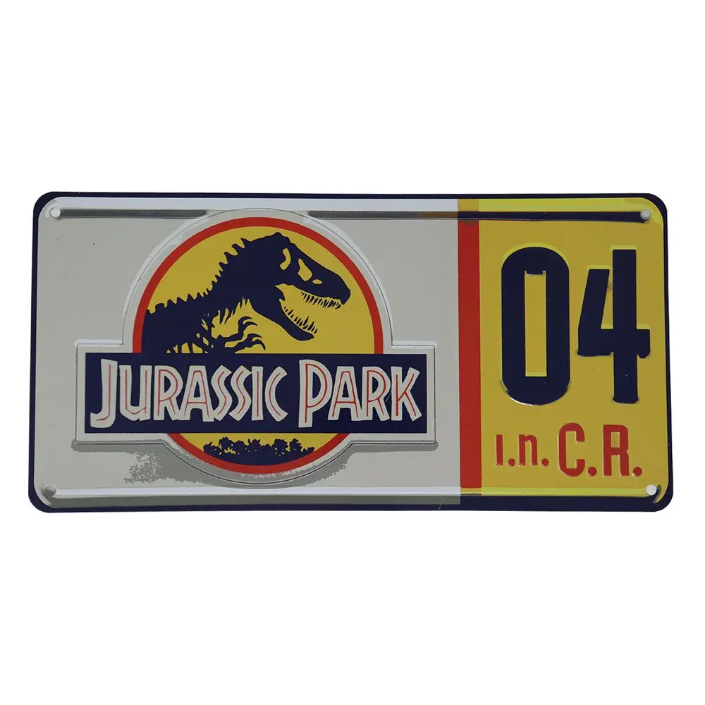 Jurassic Park Replica 1/1 Dennis Nedry License Plate termékfotó