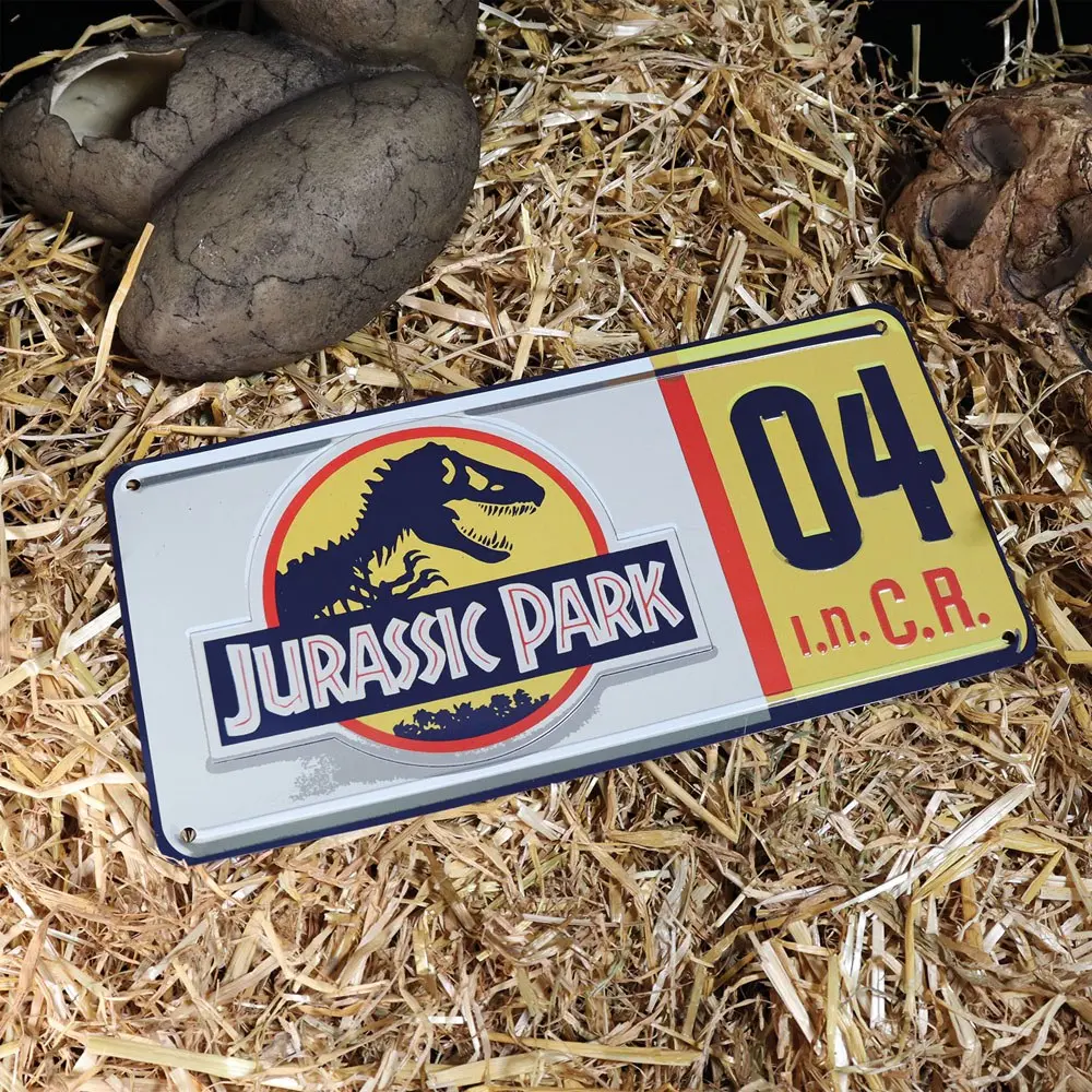 Jurassic Park Replica 1/1 Dennis Nedry License Plate termékfotó