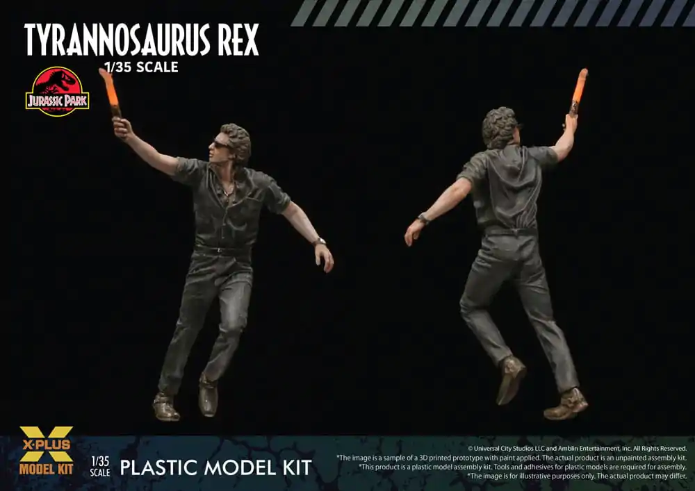 Jurassic Park Plastic Model Kit 1/35 Tyrannosaurus Rex 42 cm product photo
