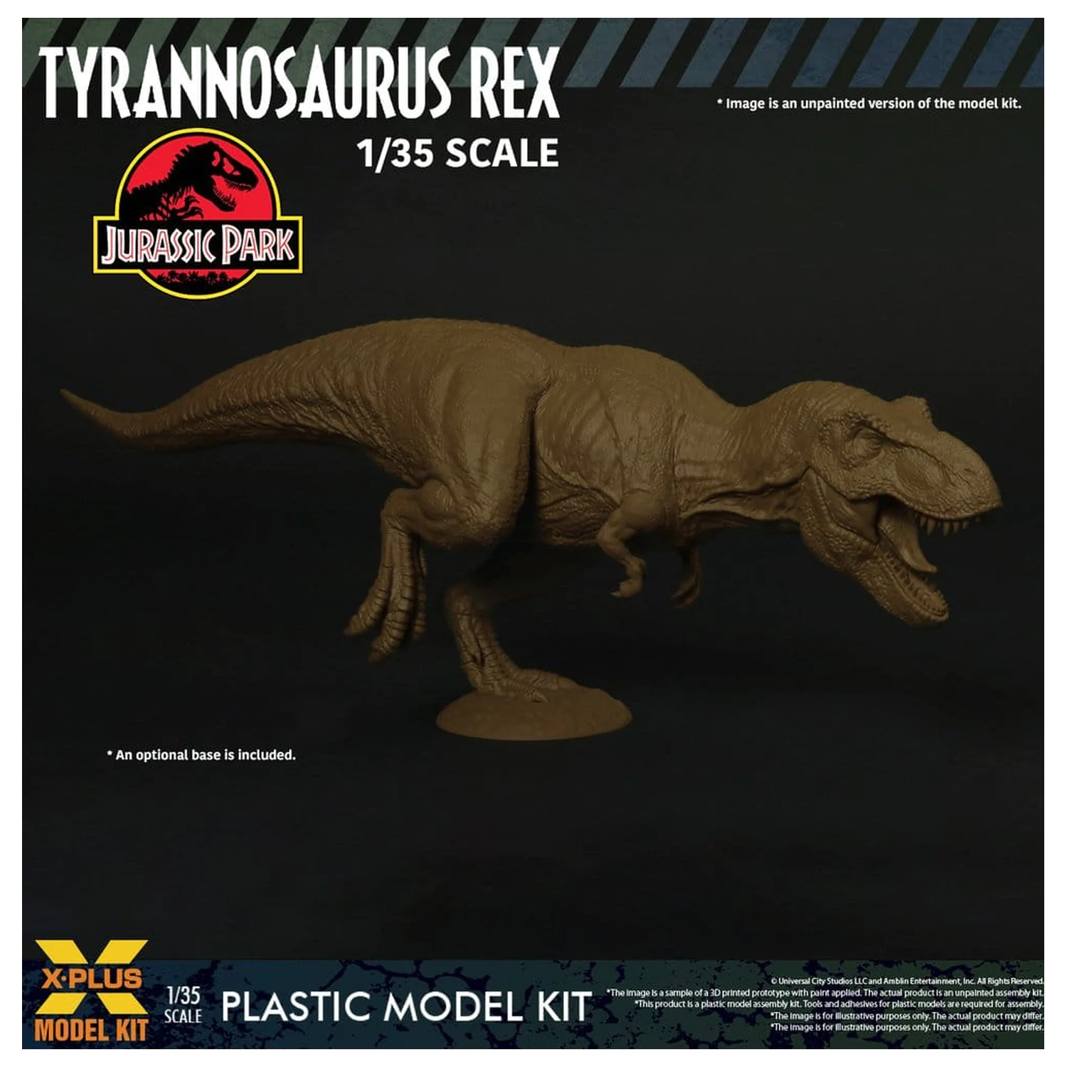 Jurassic Park Plastic Model Kit 1/35 Tyrannosaurus Rex 42 cm product photo