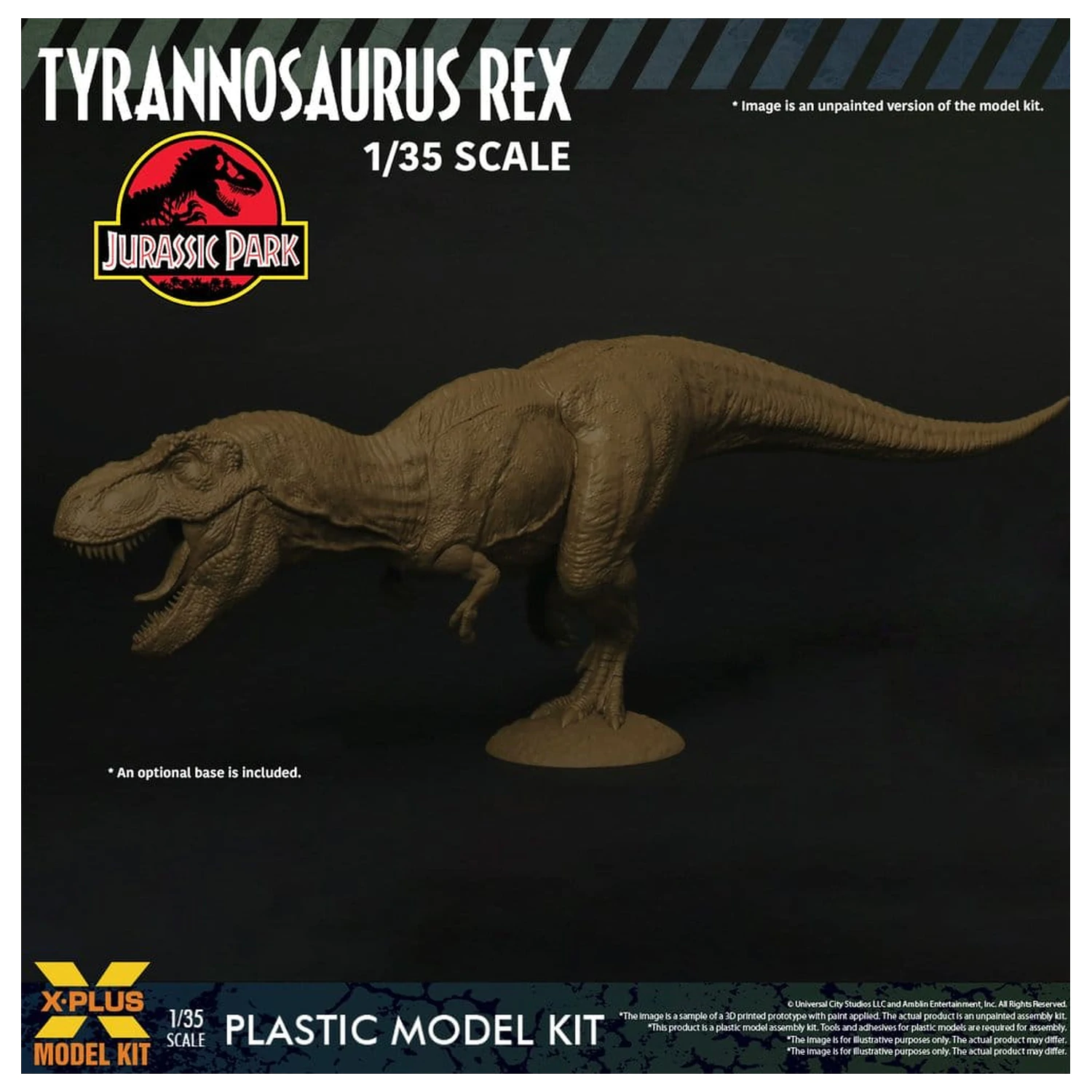 Jurassic Park Plastic Model Kit 1/35 Tyrannosaurus Rex 42 cm product photo