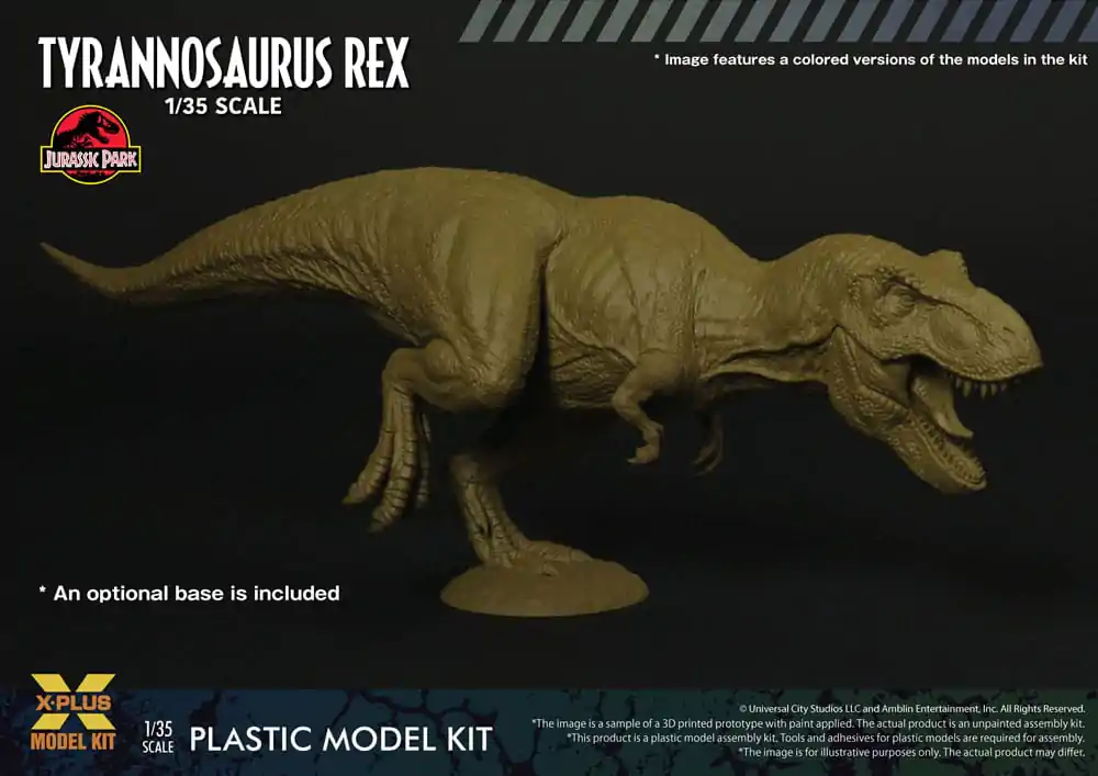 Jurassic Park Plastic Model Kit 1/35 Tyrannosaurus Rex 42 cm product photo