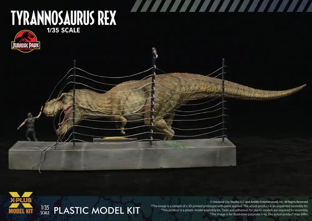 Jurassic Park Plastic Model Kit 1/35 Tyrannosaurus Rex 42 cm product photo