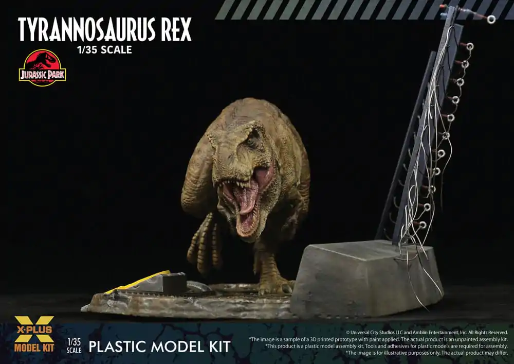 Jurassic Park Plastic Model Kit 1/35 Tyrannosaurus Rex 42 cm product photo