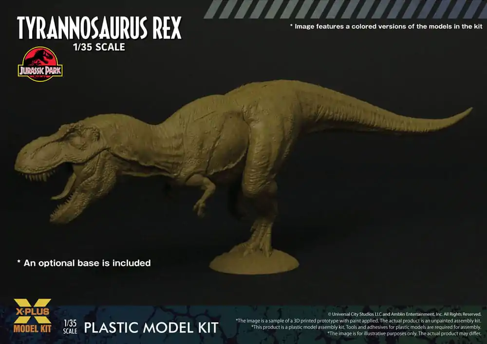 Jurassic Park Plastic Model Kit 1/35 Tyrannosaurus Rex 42 cm product photo