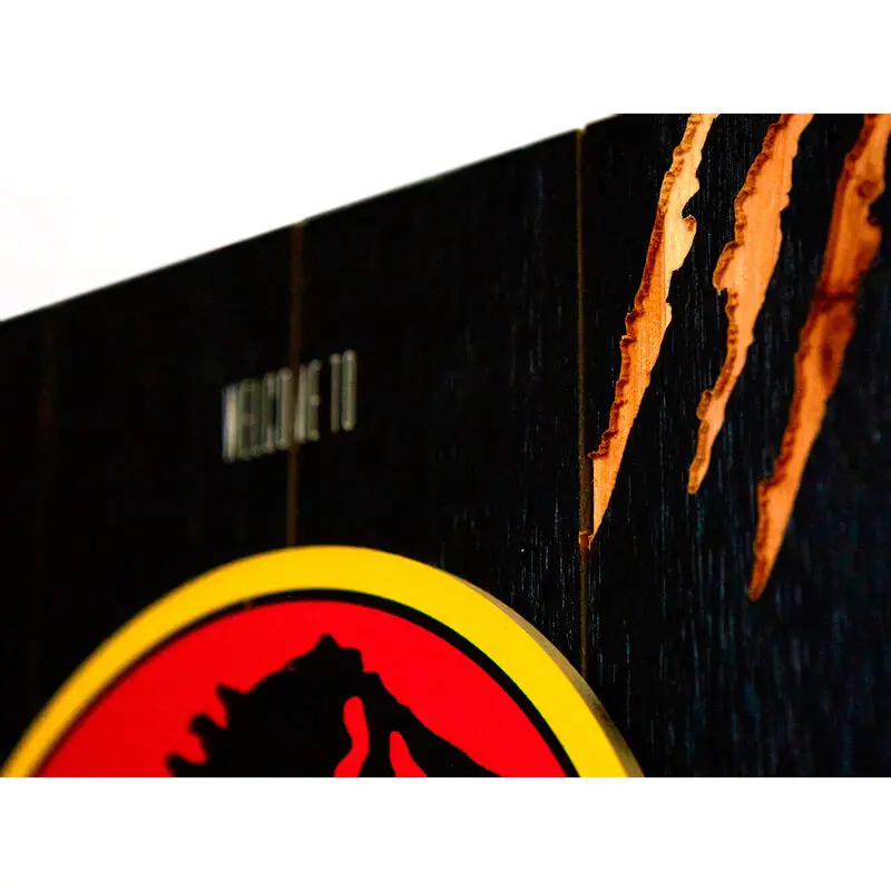 Jurassic Park 1993 Woodart 3D Print wooden sign product photo