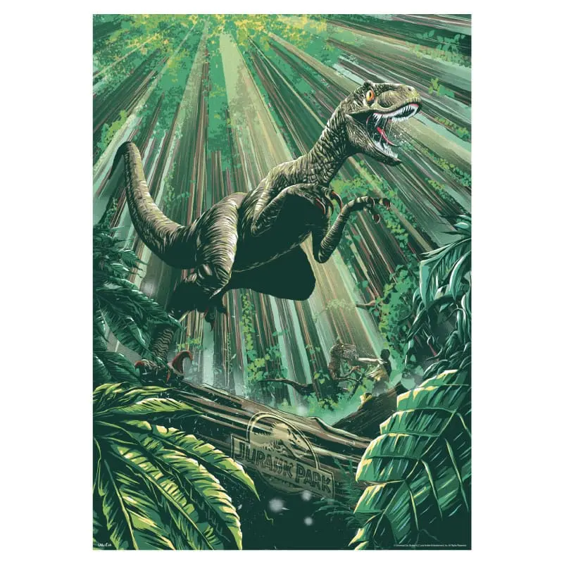 Jurassic Park Art Print 30th Anniversary Edition Limited Jungle Art Edition 42 x 30 cm product photo