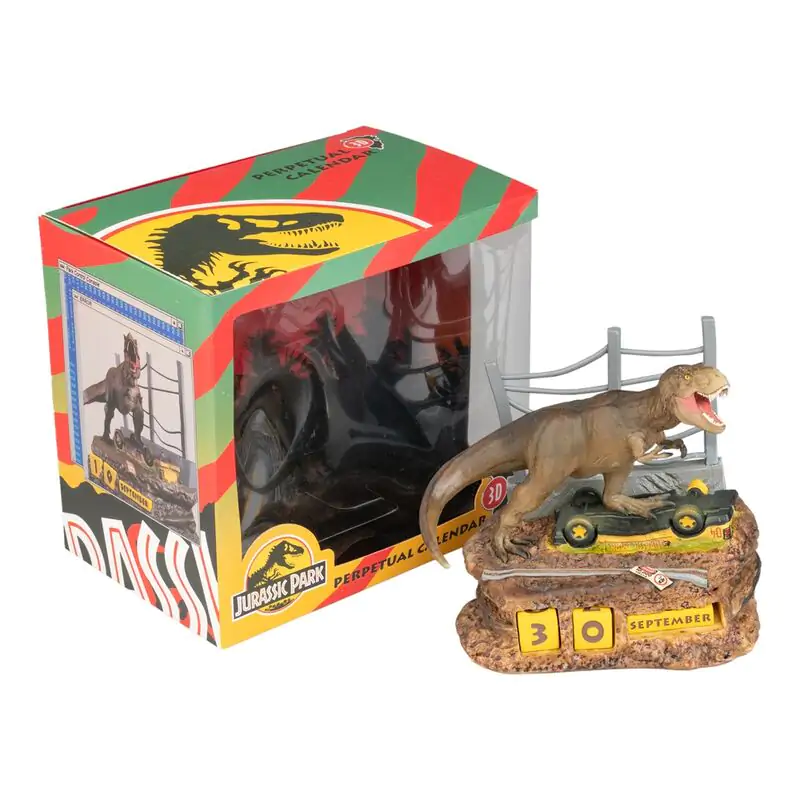 Jurassic Park 3D perpetual calendar product photo