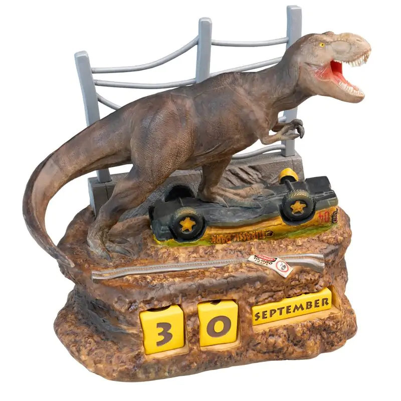 Jurassic Park 3D perpetual calendar product photo