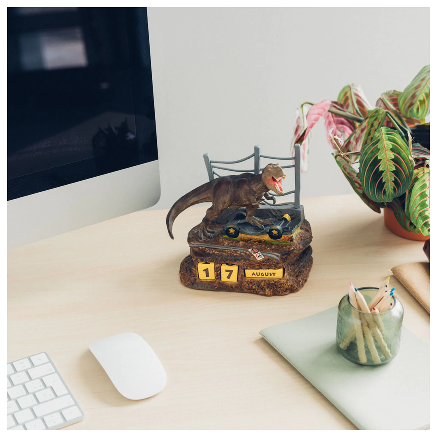 Jurassic Park 3D perpetual calendar product photo