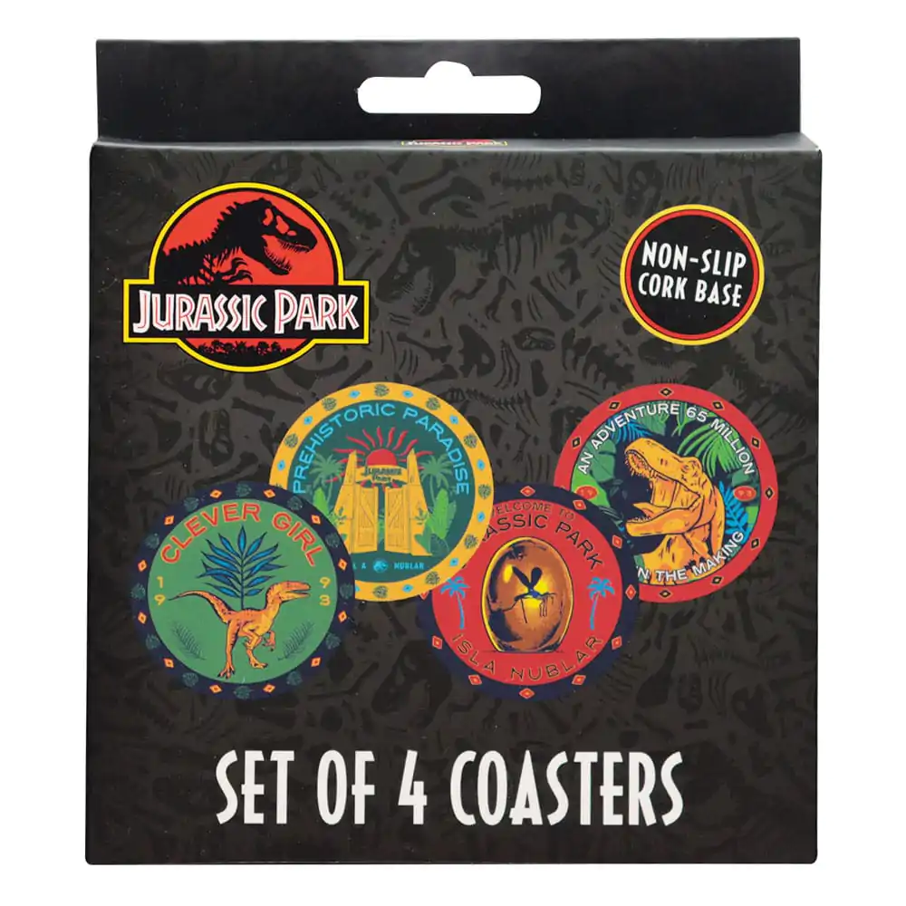 Jurassic Park Coaster 4-Pack product photo