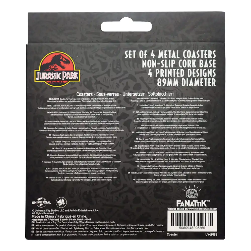 Jurassic Park Coaster 4-Pack product photo