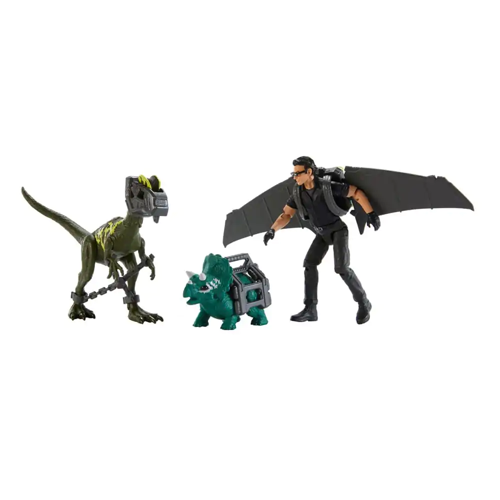 Jurassic Park '93 Classic Action Figure Dr. Ian Malcolm Glider Escape Pack 10 cm product photo
