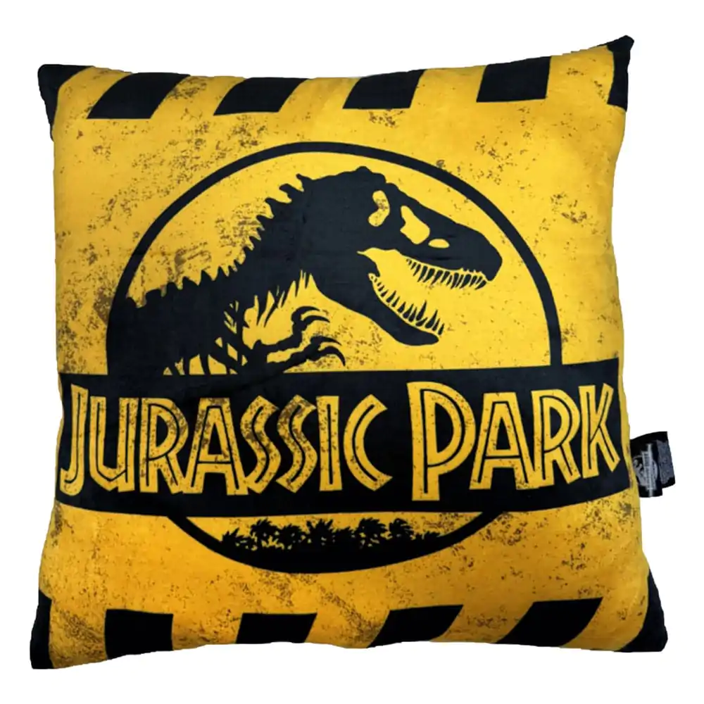 Jurassic Park Pillow Caution Logo 45 cm product photo