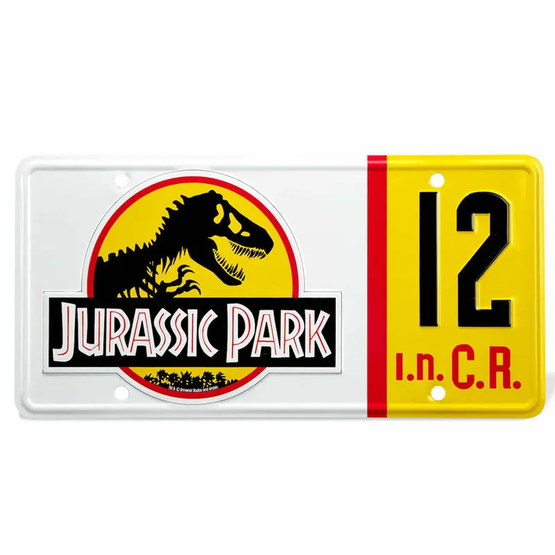 Jurassic Park Replica 1/1 Dennis Nedry License Plate product photo