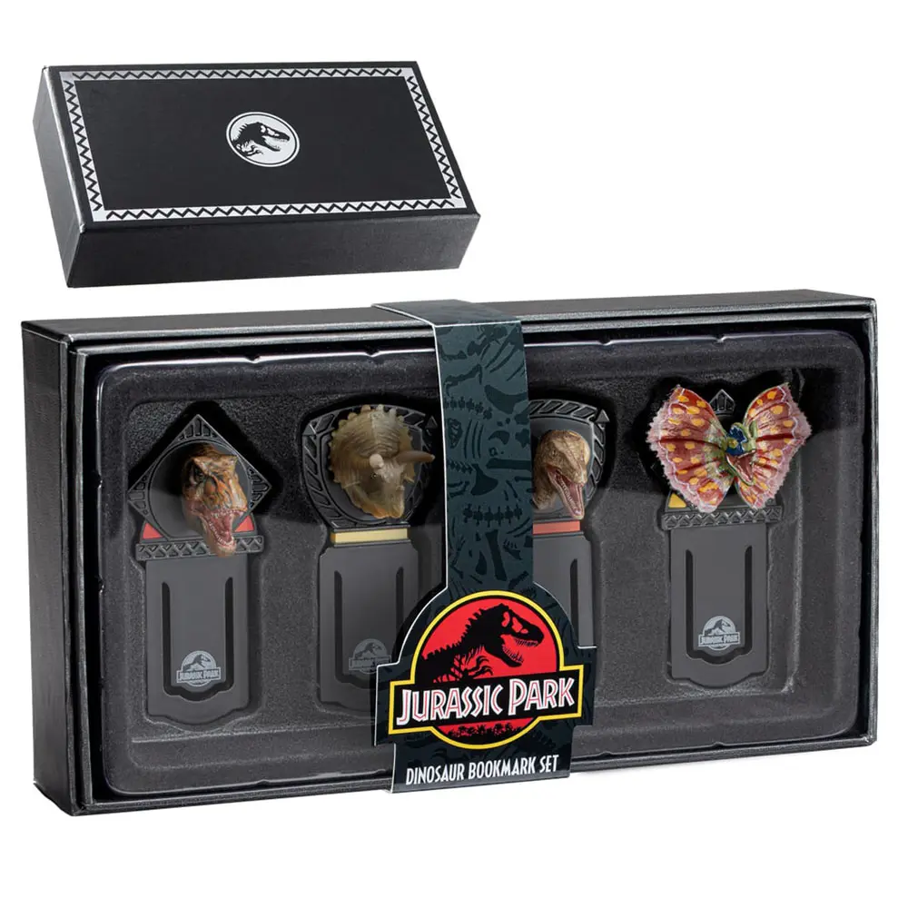 Jurassic Park Bookmarks 4er Set Dinosaurs product photo