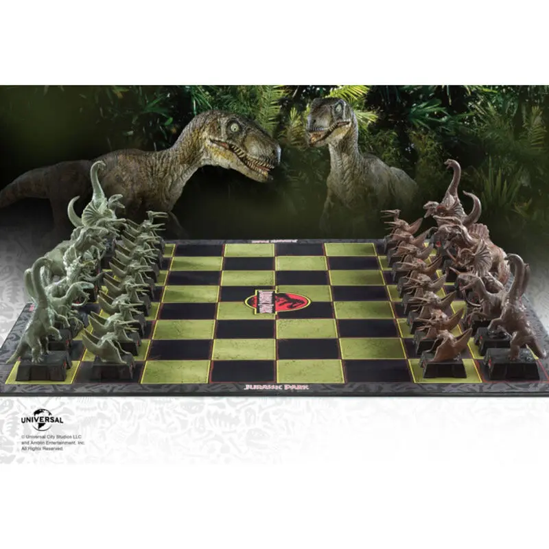 Jurassic Park Chess Set Dinosaurs product photo