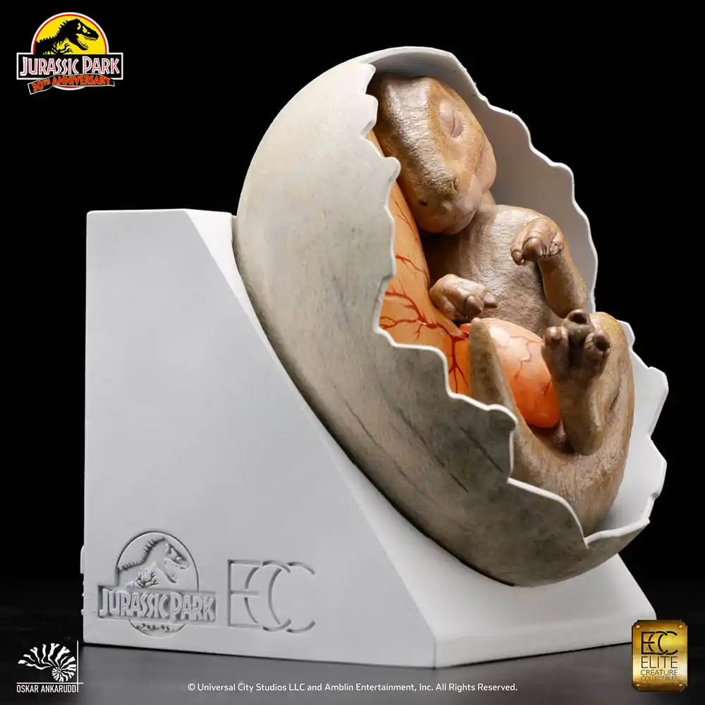 Jurassic Park ECC Elite Creature Line Statue Hadrosaur Egg Hatching 13 cm product photo