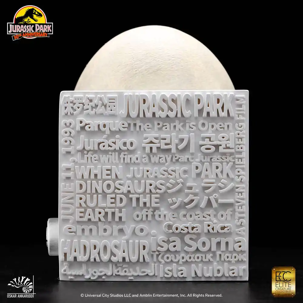 Jurassic Park ECC Elite Creature Line Statue Hadrosaur Egg Hatching 13 cm product photo