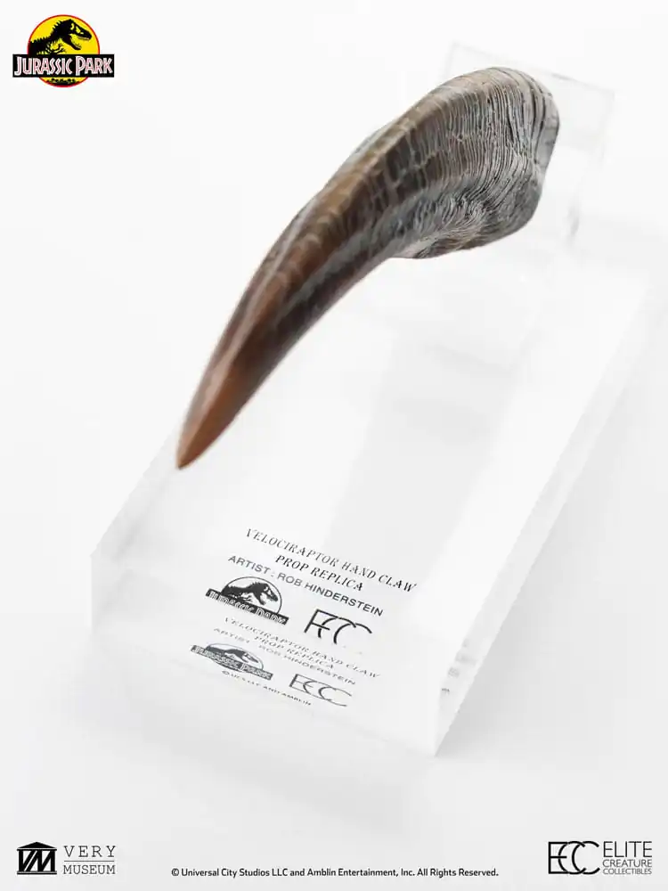 Jurassic Park ECC Elite Creature Line Statue Velociraptor Hand Claw Prop 12 cm product photo