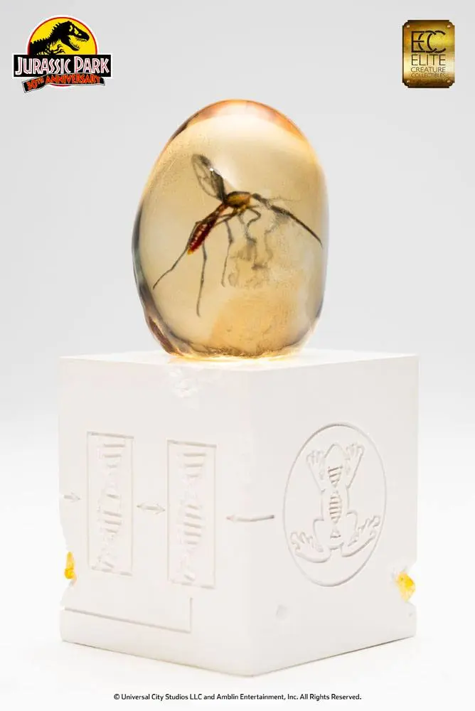 Jurassic Park Statue Elephant Mosquito in Amber 10 cm product photo