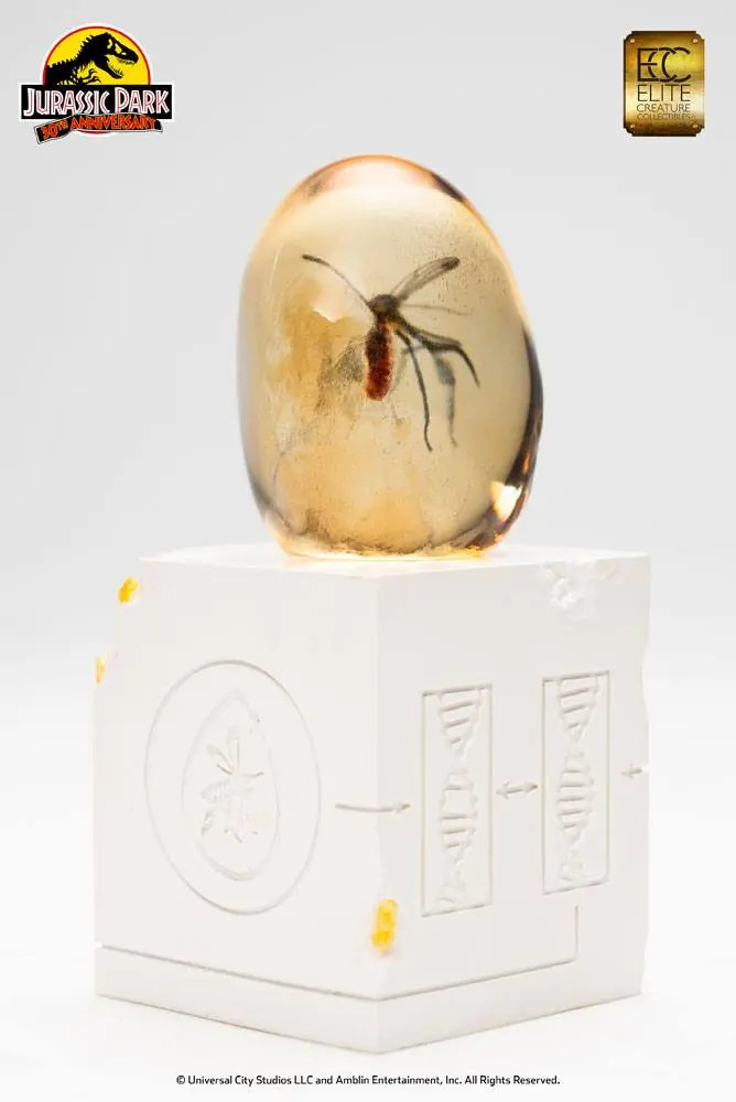 Jurassic Park Statue Elephant Mosquito in Amber 10 cm product photo