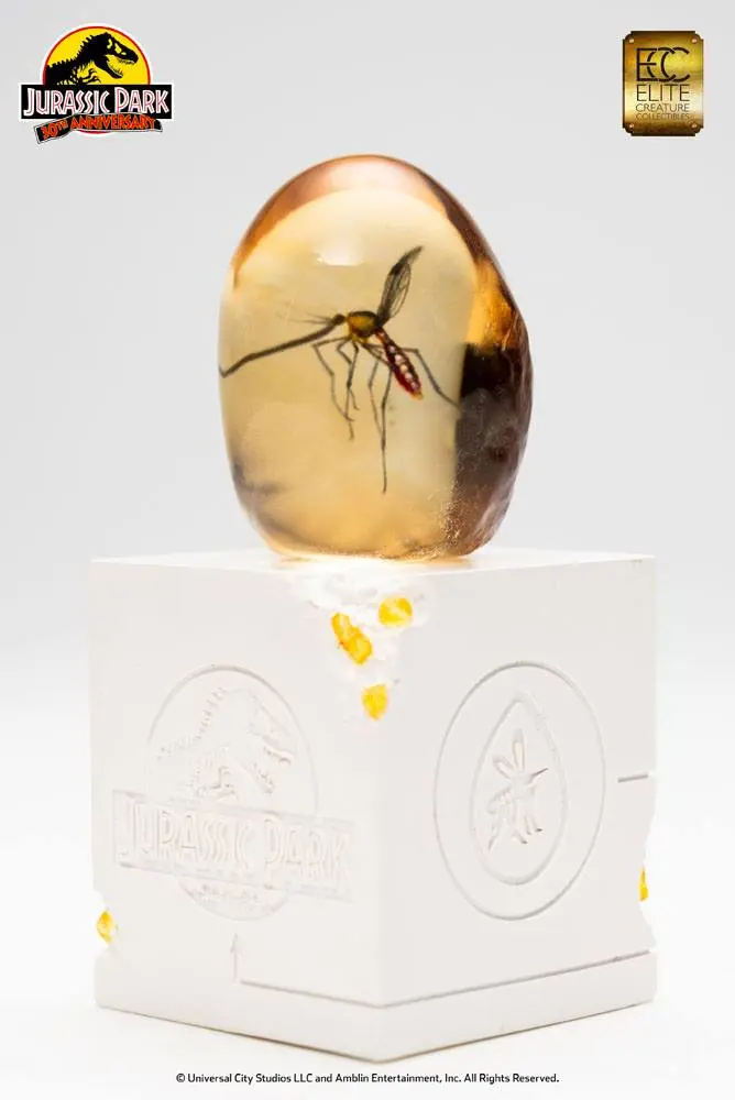Jurassic Park Statue Elephant Mosquito in Amber 10 cm product photo