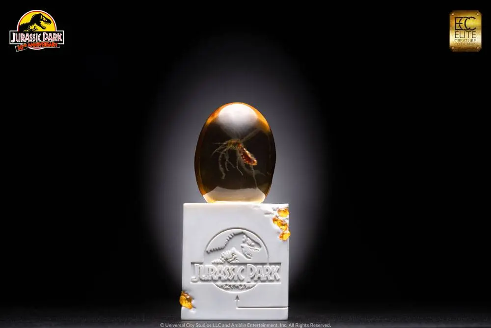 Jurassic Park Statue Elephant Mosquito in Amber 10 cm product photo