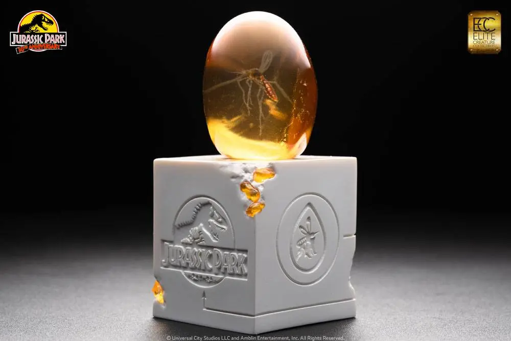 Jurassic Park Statue Elephant Mosquito in Amber 10 cm product photo