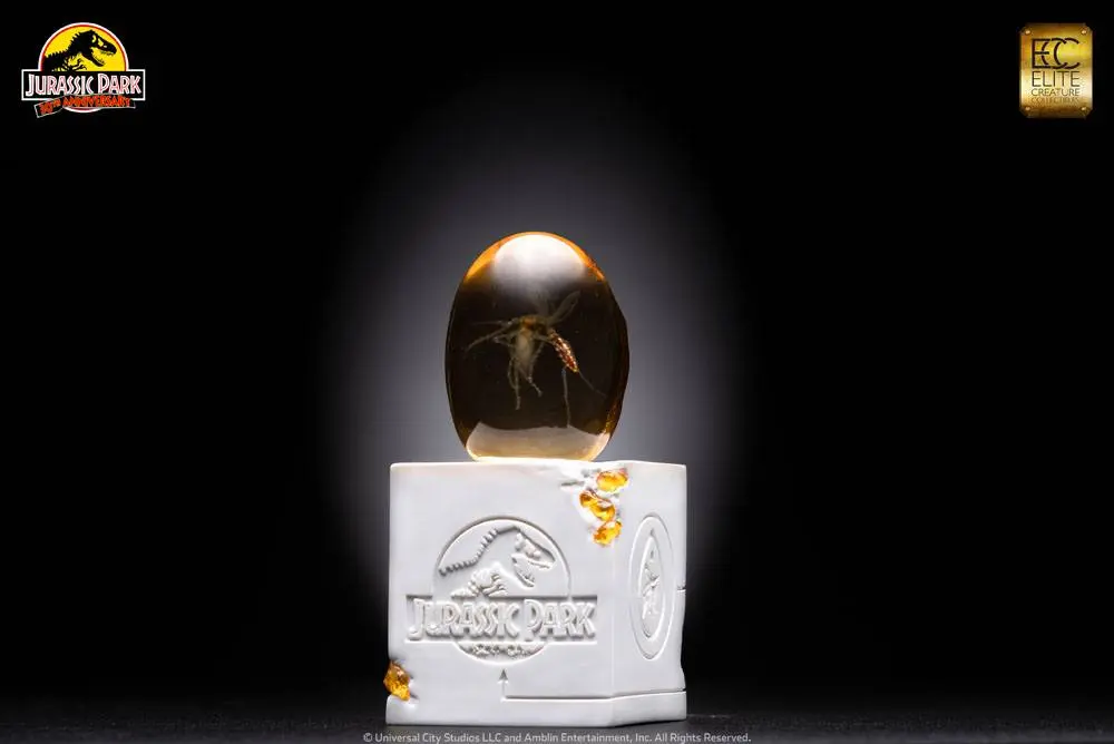 Jurassic Park Statue Elephant Mosquito in Amber 10 cm product photo