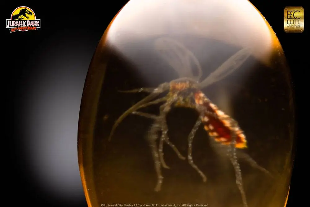 Jurassic Park Statue Elephant Mosquito in Amber 10 cm product photo
