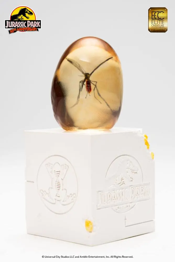 Jurassic Park Statue Elephant Mosquito in Amber 10 cm product photo
