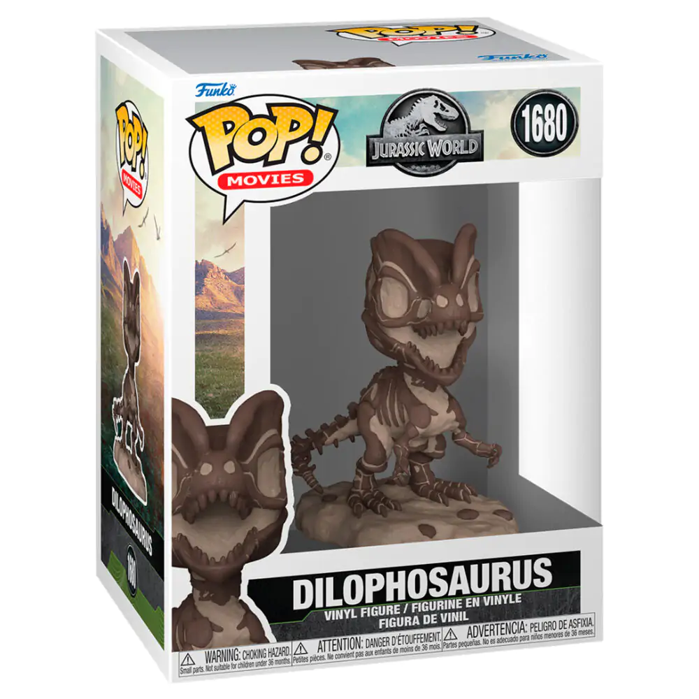 Jurassic Park Fossil Funko POP! Movies Vinyl Figure Dilophosaurus 9 cm product photo