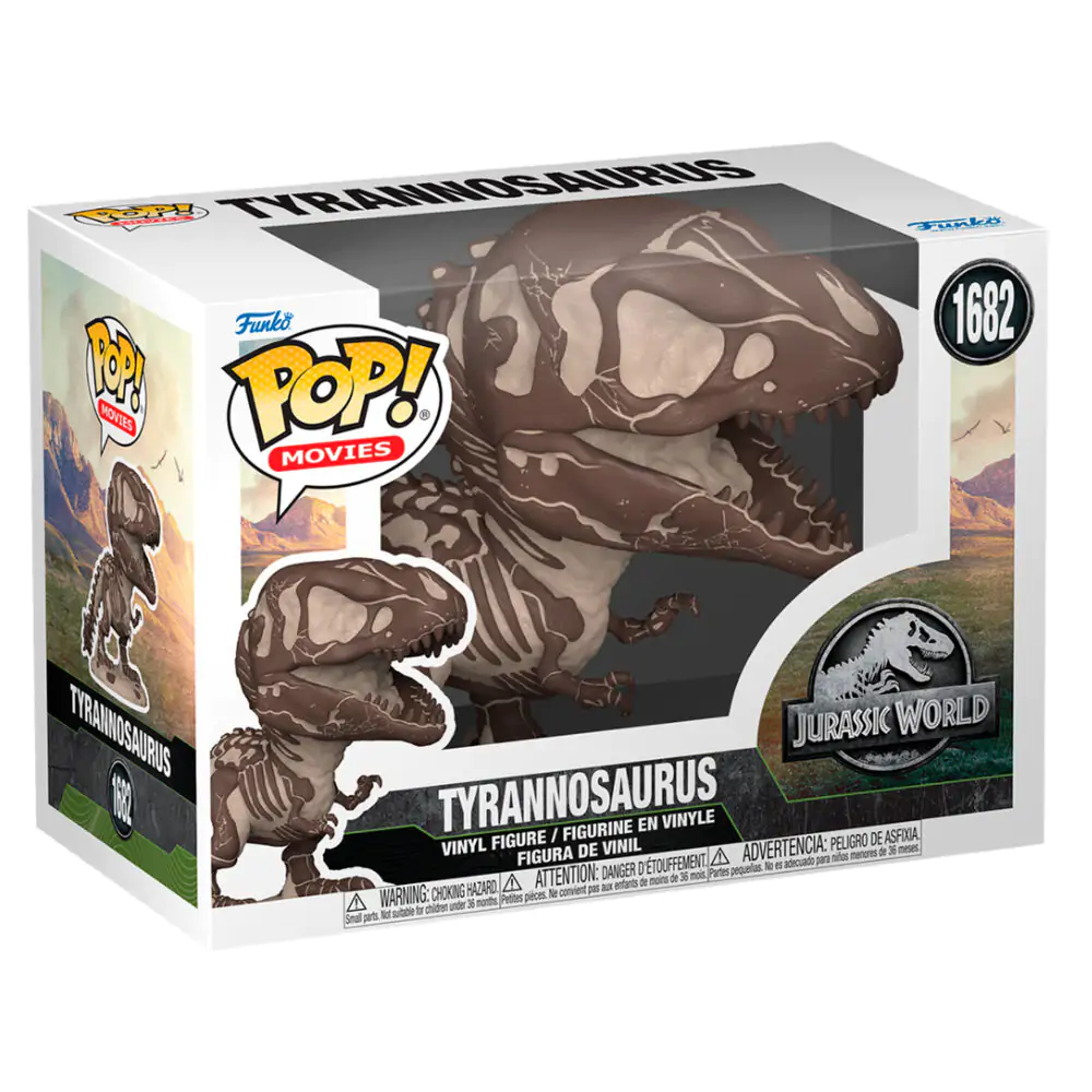 Jurassic Park Fossil Funko POP! Movies Vinyl Figure Tyrannosaurus 9 cm product photo