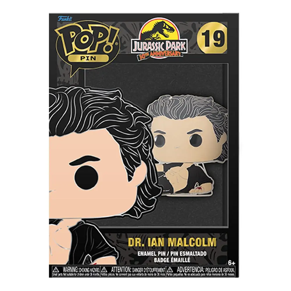 Jurassic Park POP! Enamel Pin Dr. Ian Malcolm 10 cm product photo