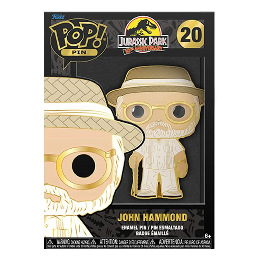 Jurassic Park POP! Enamel Pin John Hammond 10 cm product photo