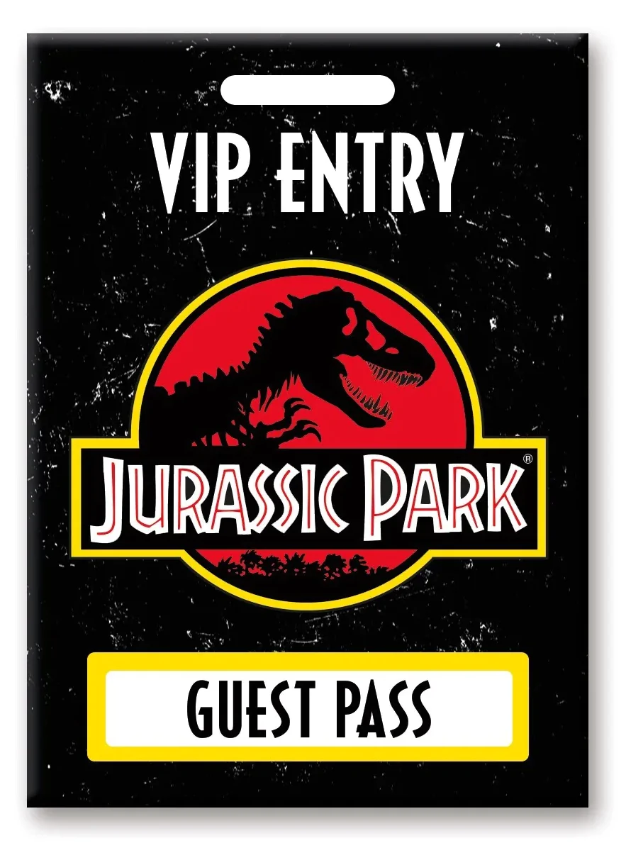 JURASSIC PARK Guest Pass Magnet 6.3x8.9cm product photo