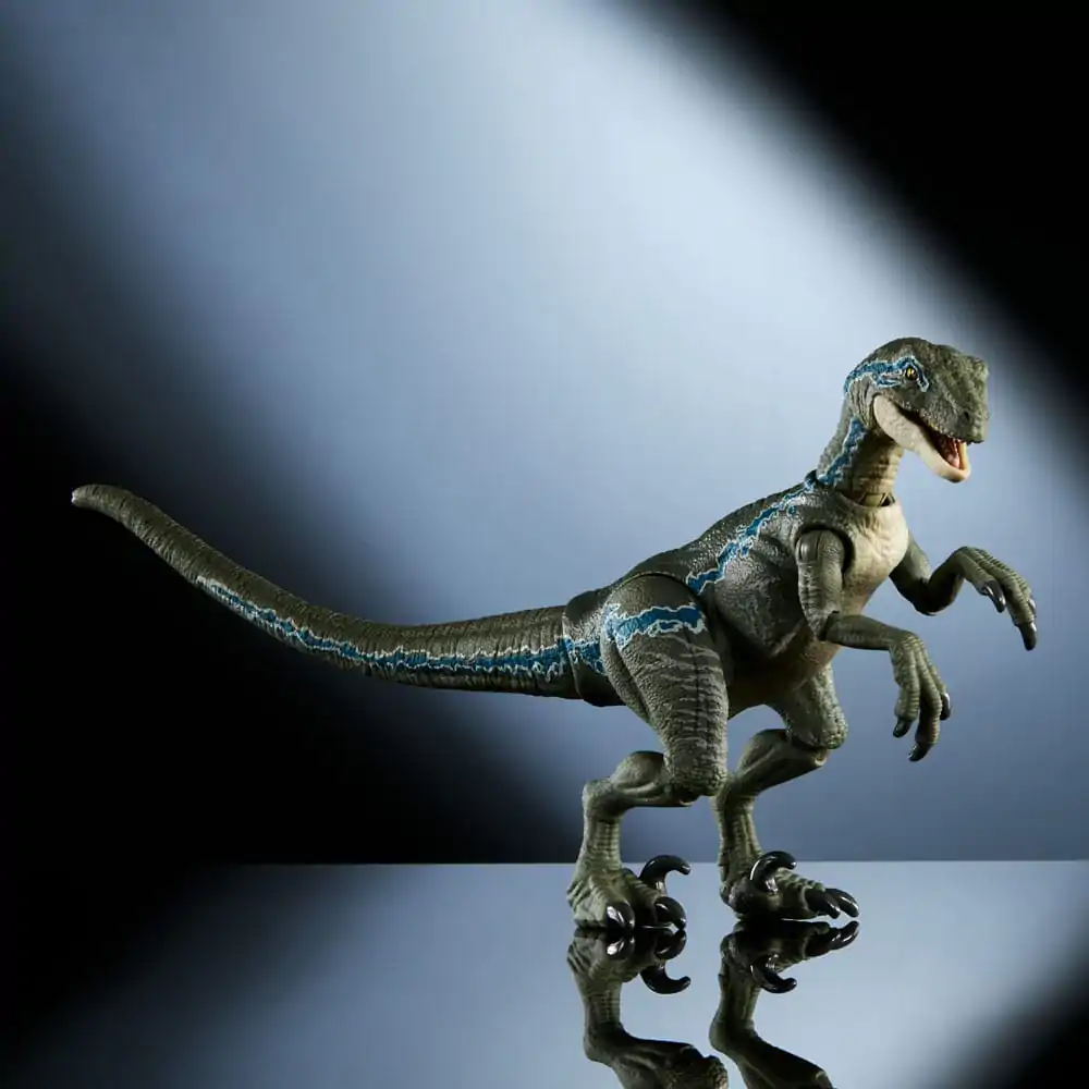 Jurassic Park Hammond Collection Action Figure Velociraptor Blue product photo