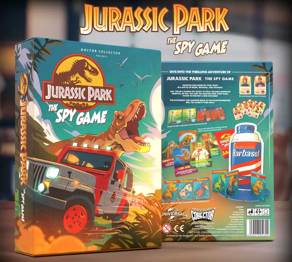 Jurassic Park Hidden Role Game The Spy Game *English Version* termékfotó