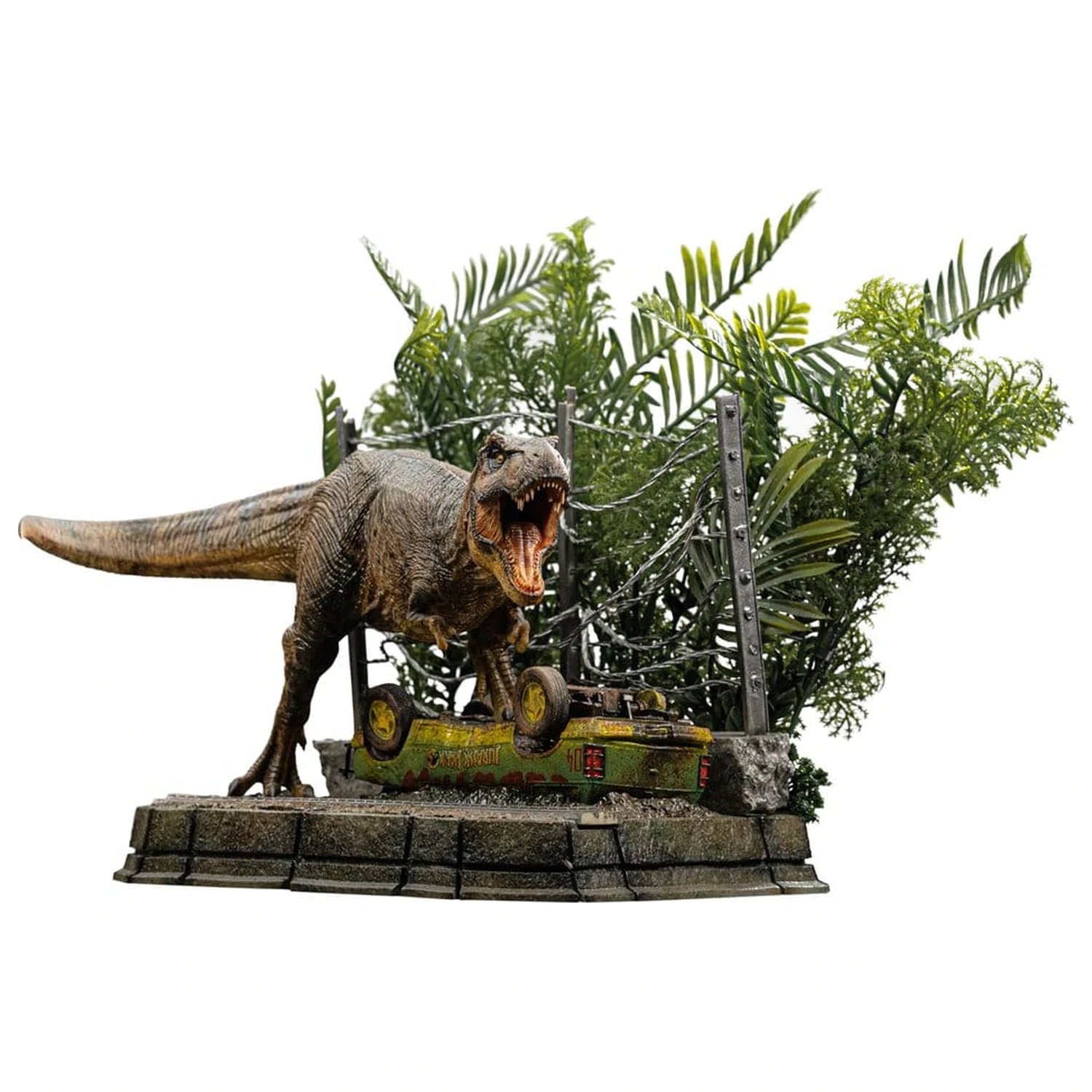 Jurassic Park Icons Statue T-Rex Breakout Set A 17 cm product photo
