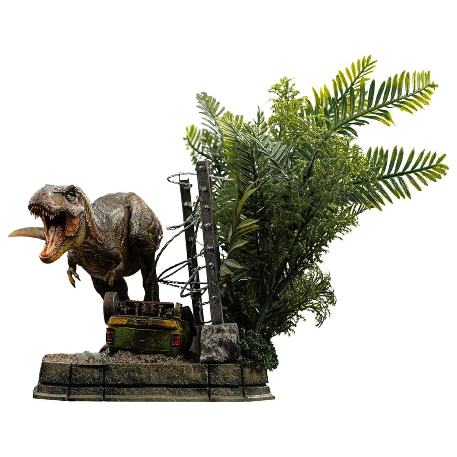 Jurassic Park Icons Statue T-Rex Breakout Set A 17 cm product photo