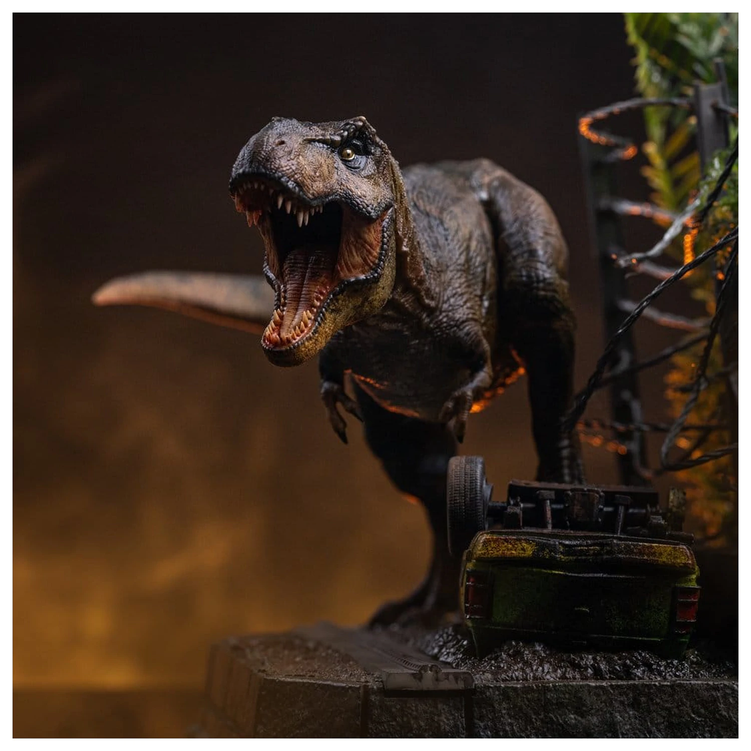 Jurassic Park Icons Statue T-Rex Breakout Set A 17 cm product photo