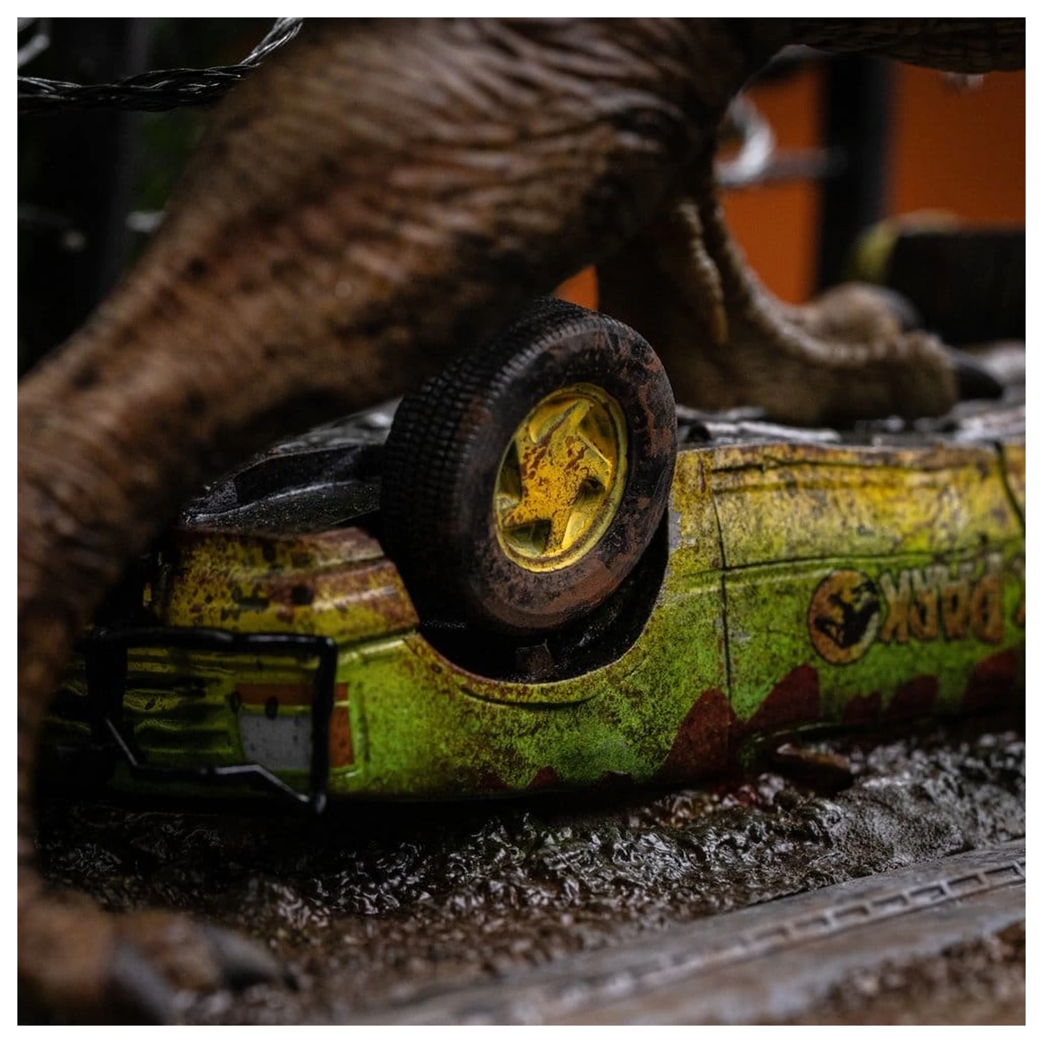 Jurassic Park Icons Statue T-Rex Breakout Set A 17 cm product photo