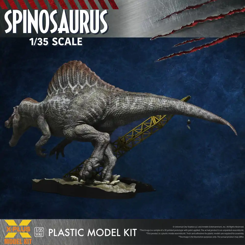 Jurassic Park III Plastic Model Kit 1/35 Spinosaurus 41 cm termékfotó