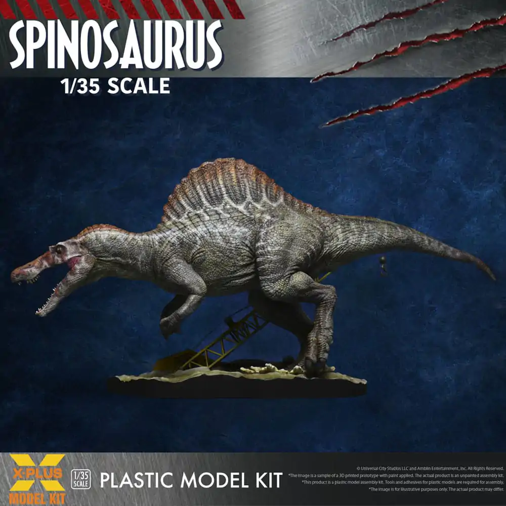 Jurassic Park III Plastic Model Kit 1/35 Spinosaurus 41 cm termékfotó