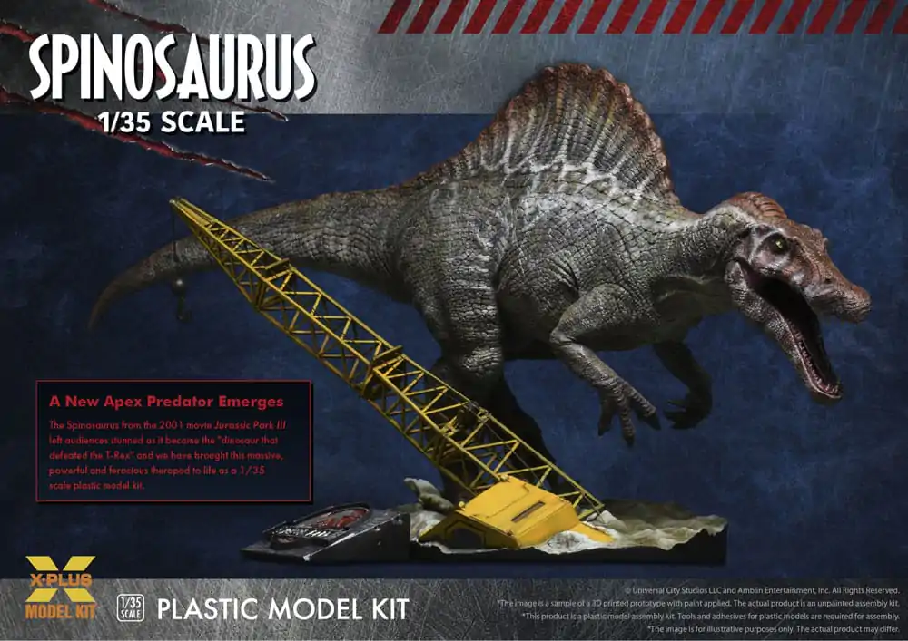 Jurassic Park III Plastic Model Kit 1/35 Spinosaurus 41 cm product photo